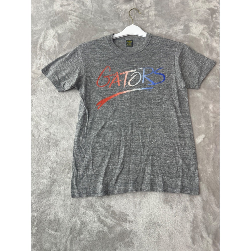 Vintage Jerzees by Russell Gators Single Stitch Tri-Blend Graphic Tee Small